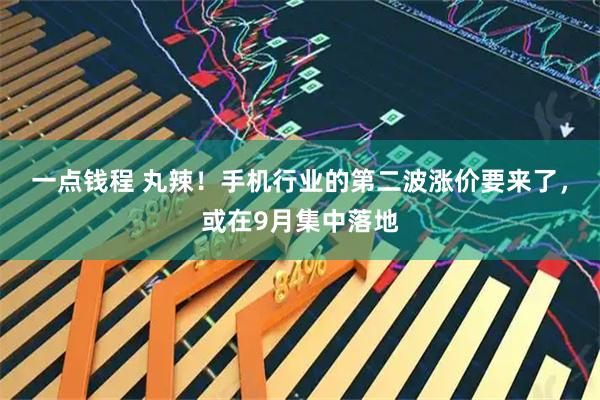一点钱程 丸辣！手机行业的第二波涨价要来了，或在9月集中落地